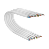 Dust-free flat drag chain cable